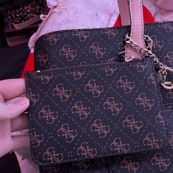 Rylan Monogram, Guess Top Zip Tote - Picture 8 of 11